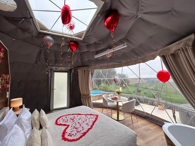 Intérieur dôme à Caignac