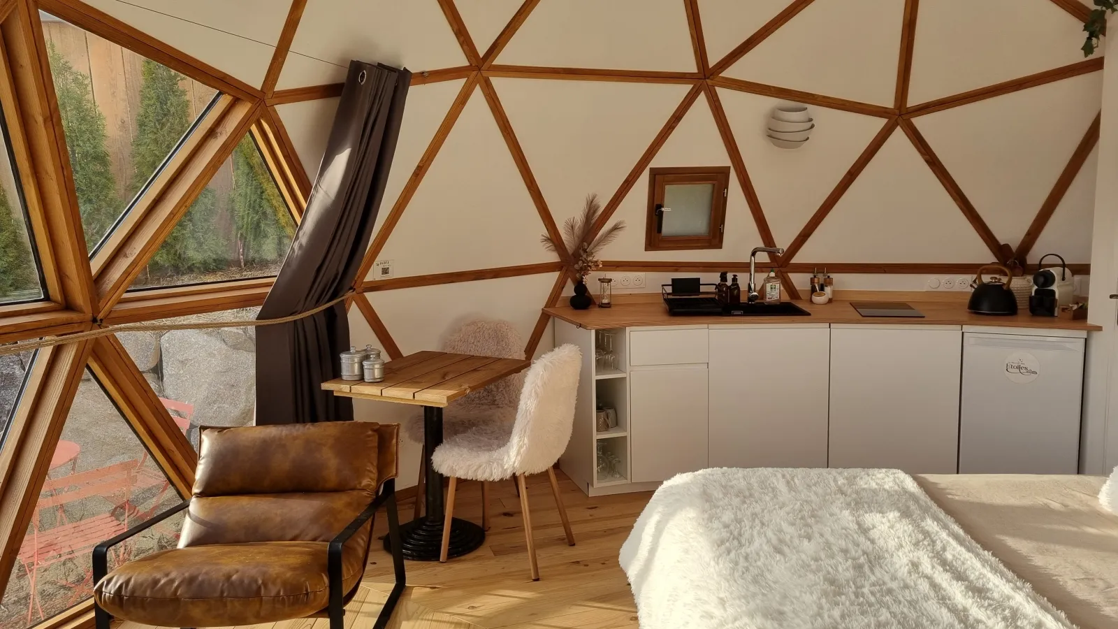 Chambre dôme sous les étoiles à Saint Maurice Sur Moselle