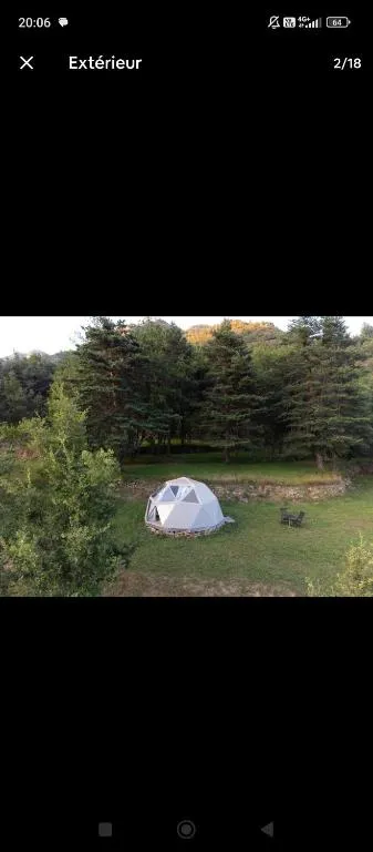 Dôme Nuit étoilée - Dôme pour quatre avec jardin (Lantosque, Alpes-Maritimes) - photo 9 sur 10