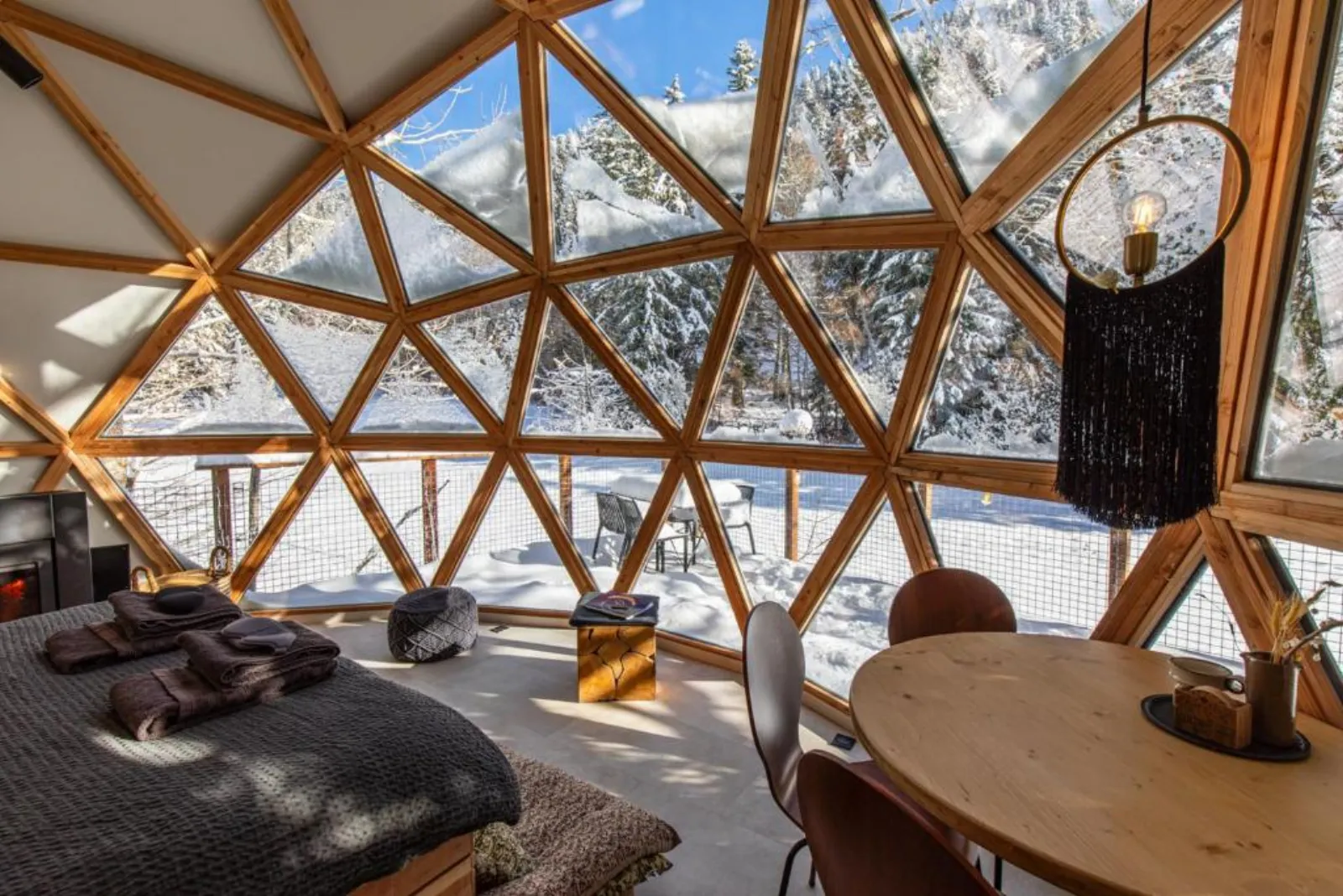 Dôme panoramique du Vercors - chalet dôme avec vue à Autrans (Isère) - photo 38 sur 45