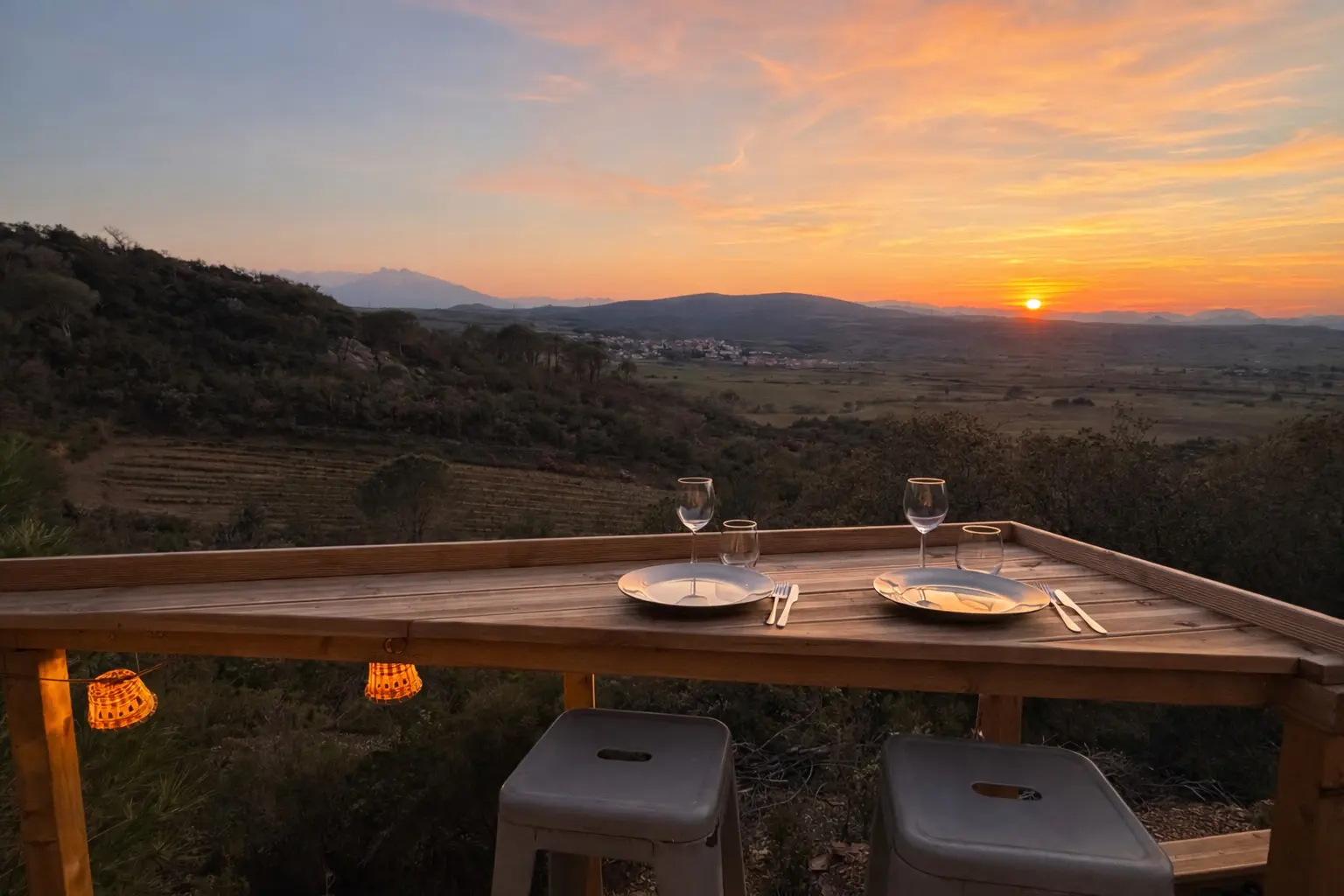 Dôme Perché - Glamping autonome face aux Pyrénées (Estagel, Pyrénées-Orientales) - photo 6 sur 14