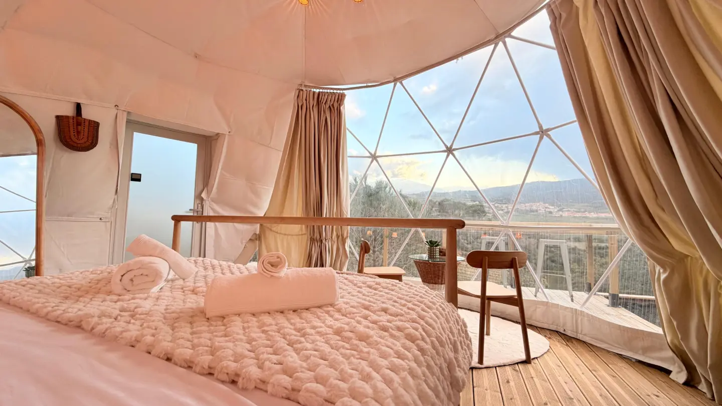 Dôme Perché - Glamping autonome face aux Pyrénées (Estagel, Pyrénées-Orientales) - photo 11 sur 14