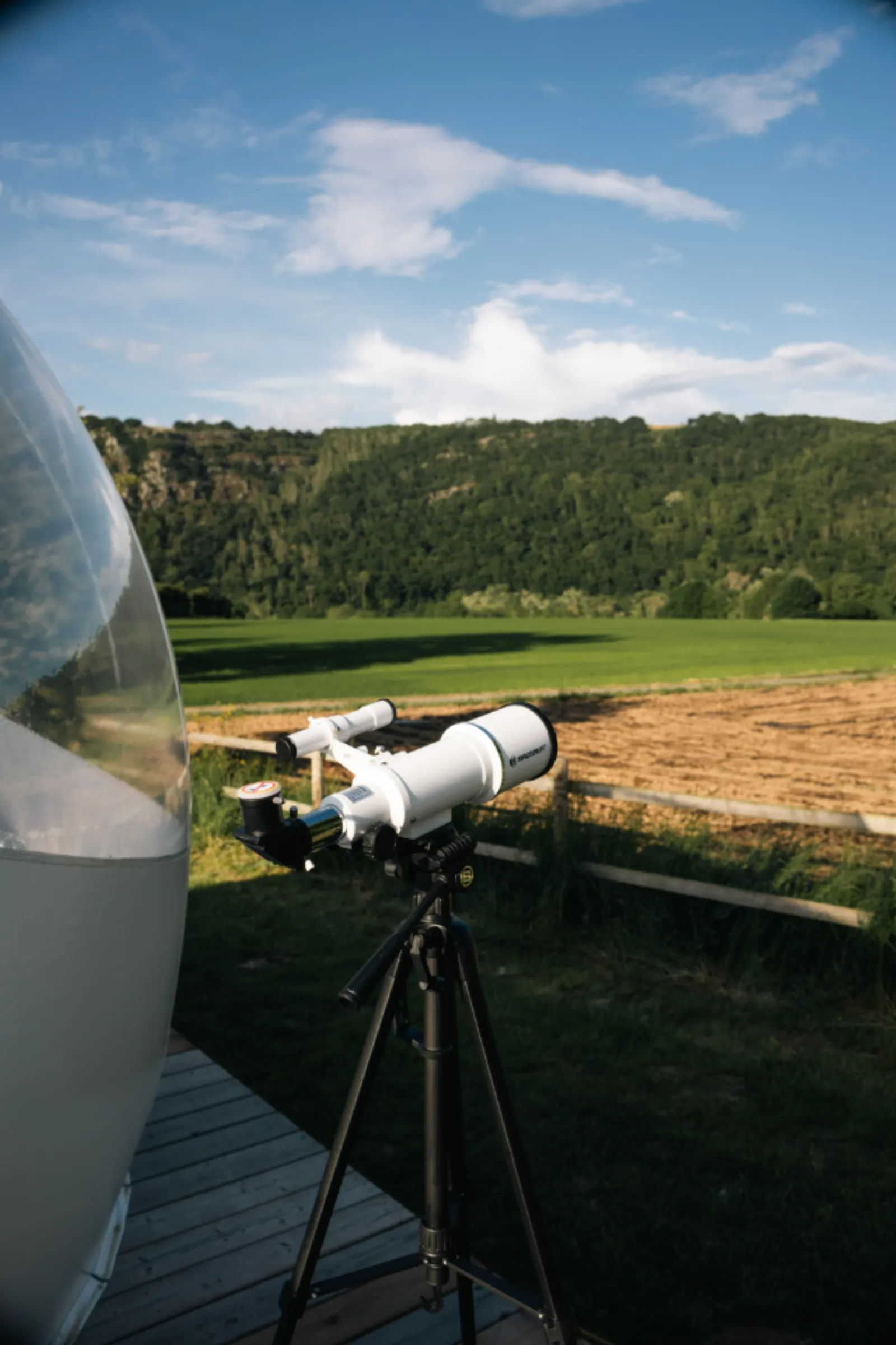 Dormir dans une bulle à la Belle étoile - cadre naturel Calvados