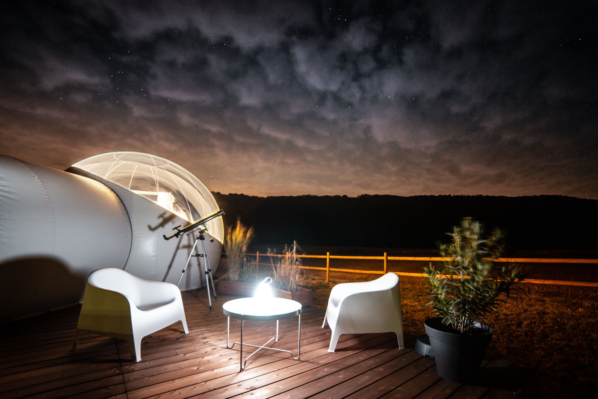 Dormir dans une bulle à la Belle étoile – photo 16 sur 22