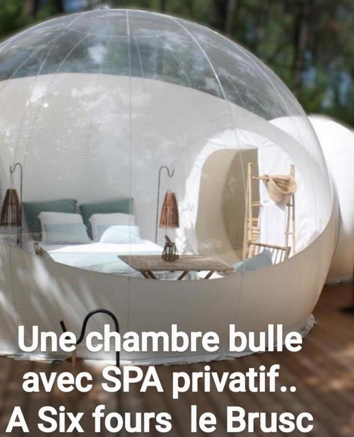 Chambre bulle sous les étoiles à Six-Fours-les-Plages