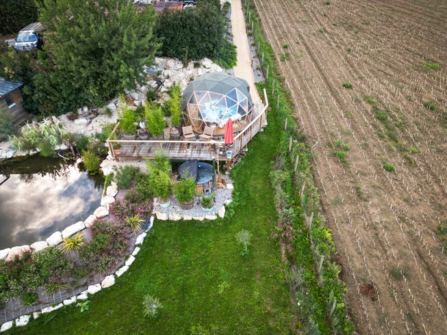 Intérieur dôme à St Martin La Plaine