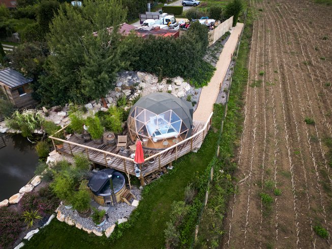 La bulle du coq & Spa : Dôme en Rhône-Alpes (Auvergne-Rhône-Alpes) – photo 35 sur 39