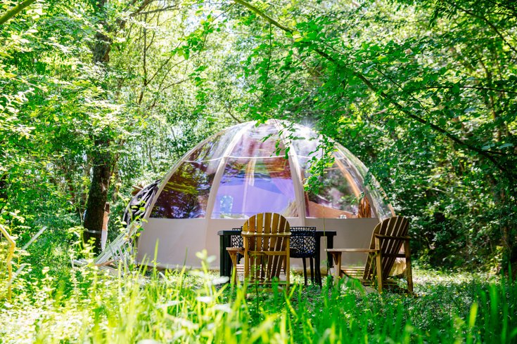 Équipements du dôme à Le Nizan