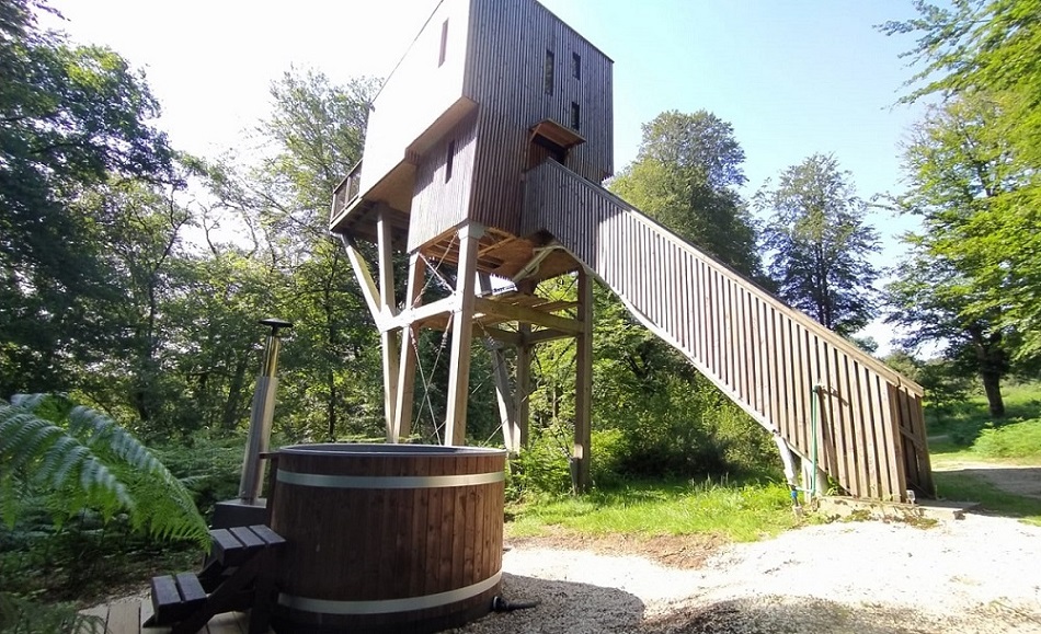 Chambre bulle sous les étoiles à Noues de Sienne