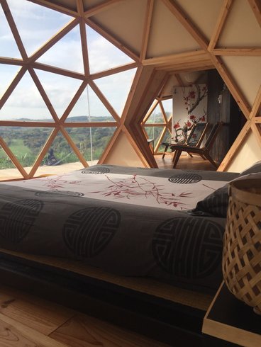 Chambre dôme sous les étoiles à Menat