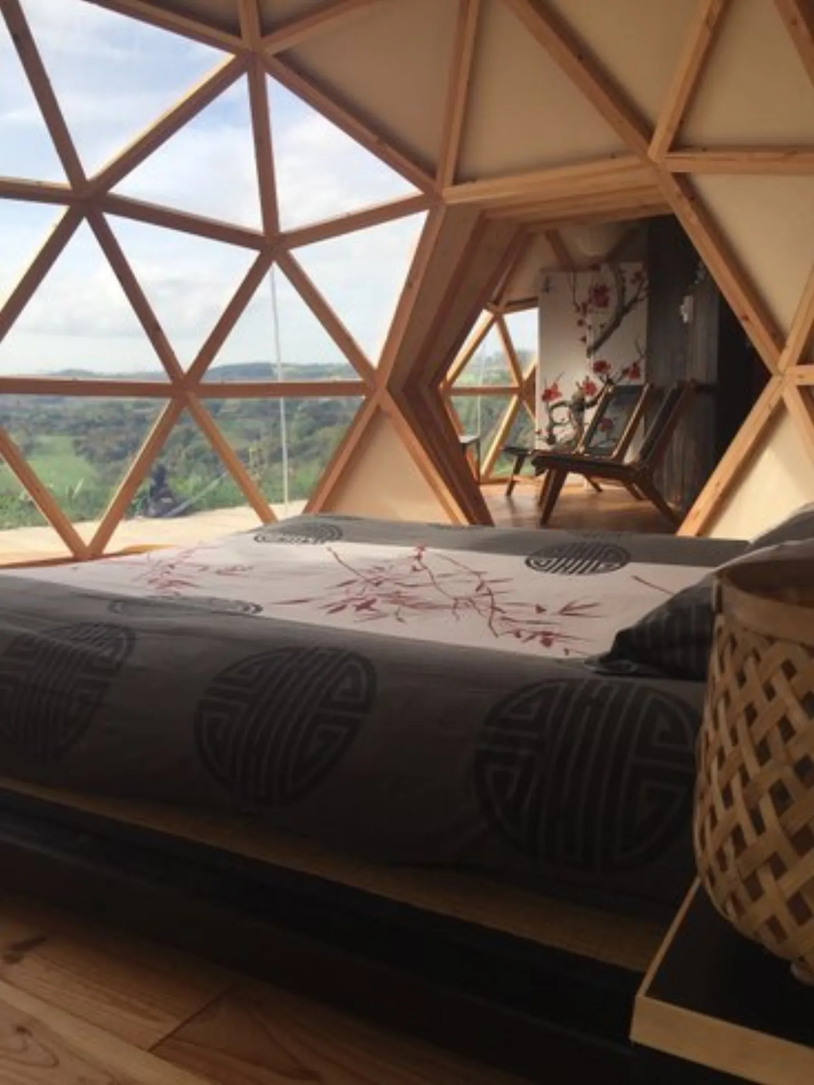 Chambre dôme sous les étoiles à Menat