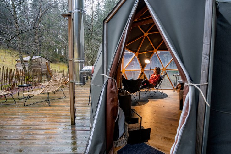 Dôme au milieu des Alpagas : Dôme en Lorraine (Grand Est) – photo 18 sur 45