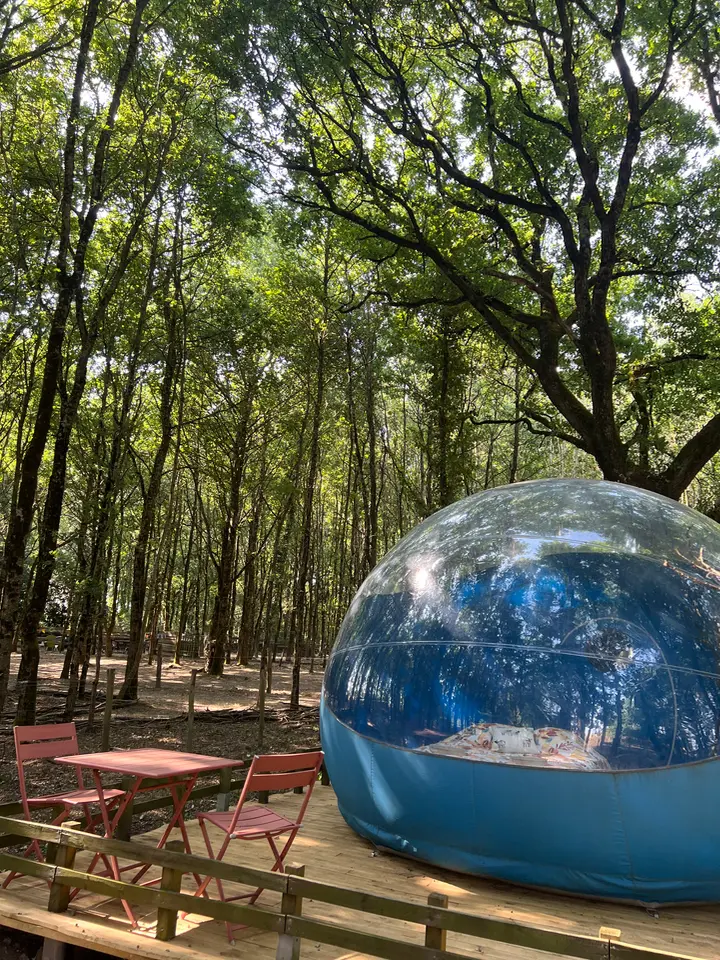 Fun en bulle - Bulle dans une ferme pédagogique (Saint-Christophe-du-Ligneron, Vendée) - bulle à Saint-Christophe-du-Ligneron, Vendée