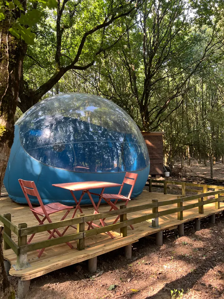 Chambre bulle sous les étoiles à Saint-Christophe-du-Ligneron