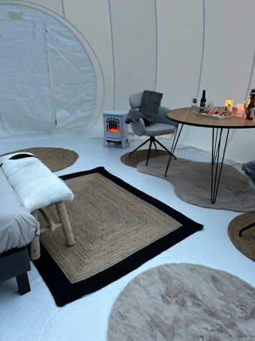 Dôme Lunaire D'Olia et son bain nordique : Dôme en Franche-Comté (Bourgogne-Franche-Comté) – photo 22 sur 43