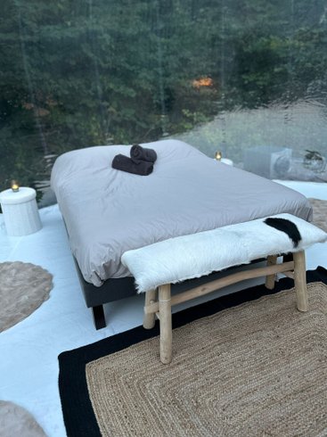 Dôme Lunaire D'Olia et son bain nordique : Dôme en Franche-Comté (Bourgogne-Franche-Comté) – photo 24 sur 43