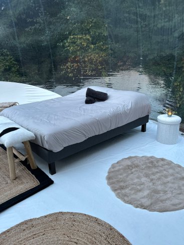 Dôme Lunaire D'Olia et son bain nordique : Dôme en Franche-Comté (Bourgogne-Franche-Comté) – photo 26 sur 43