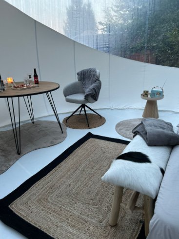 Dôme Lunaire D'Olia et son bain nordique : Dôme en Franche-Comté (Bourgogne-Franche-Comté) – photo 28 sur 43