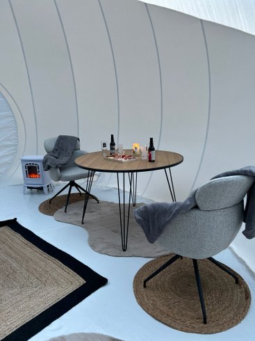 Dôme Lunaire D'Olia et son bain nordique : Dôme en Franche-Comté (Bourgogne-Franche-Comté) – photo 29 sur 43