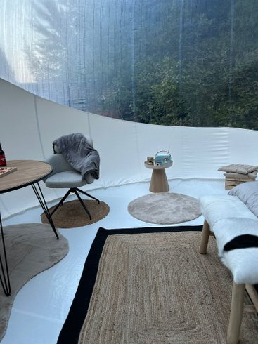 Dôme Lunaire D'Olia et son bain nordique : Dôme en Franche-Comté (Bourgogne-Franche-Comté) – photo 30 sur 43