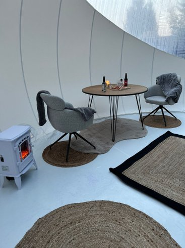 Dôme Lunaire D'Olia et son bain nordique : Dôme en Franche-Comté (Bourgogne-Franche-Comté) – photo 32 sur 43