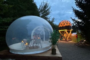 Dôme Lunaire D'Olia et son bain nordique : Dôme en Franche-Comté (Bourgogne-Franche-Comté) – photo 38 sur 43