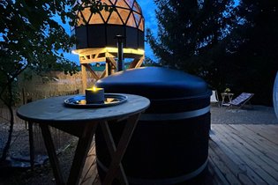 Dôme Lunaire D'Olia et son bain nordique : Dôme en Franche-Comté (Bourgogne-Franche-Comté) – photo 40 sur 43