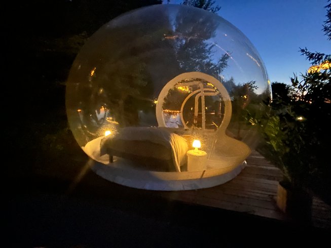 Dôme lunaire d'Oriana & Son bain nordique : Dôme en Franche-Comté (Bourgogne-Franche-Comté) – photo 6 sur 25