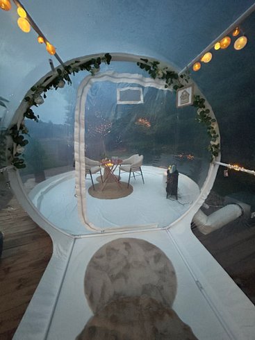 Dôme lunaire d'Oriana & Son bain nordique : Dôme en Franche-Comté (Bourgogne-Franche-Comté) – photo 12 sur 25