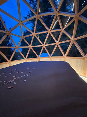 Dôme lunaire d'Oriana & Son bain nordique : Dôme en Franche-Comté (Bourgogne-Franche-Comté) – photo 18 sur 25