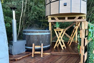 Dôme lunaire d'Oriana & Son bain nordique : Dôme en Franche-Comté (Bourgogne-Franche-Comté) – photo 24 sur 25