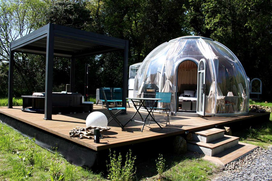 Dôme des Songes & Spa : Dôme en Bretagne – dôme à Tréglamus, Côtes-d'Armor