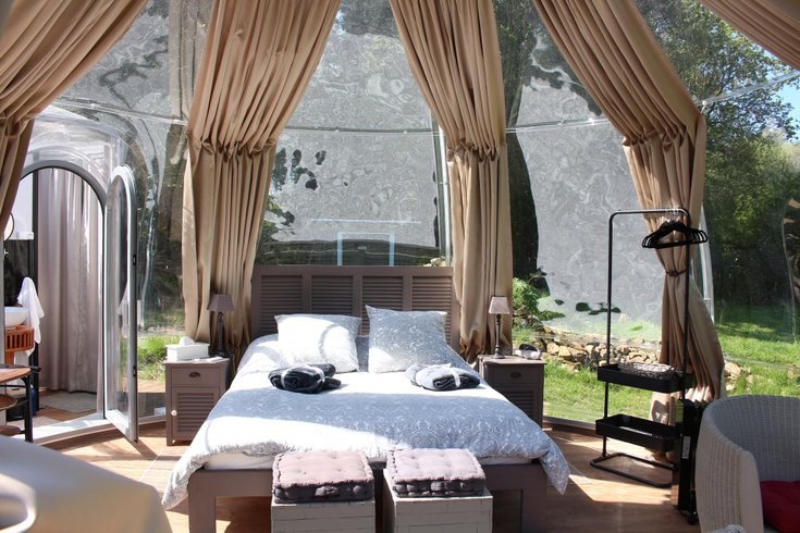 Intérieur dôme à Tréglamus