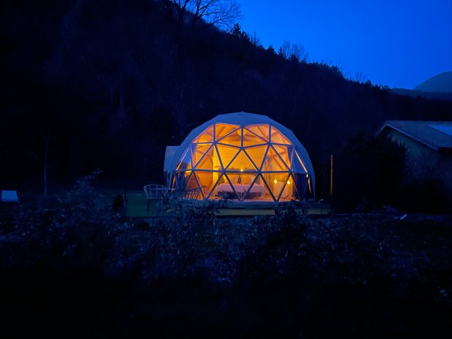 Chambre dôme sous les étoiles à Veynes