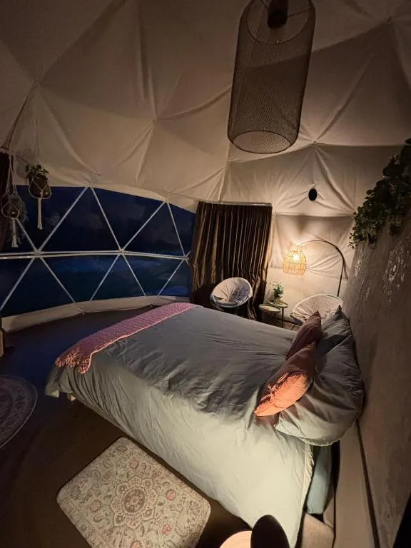 Glamping Dôme Benzène - Dôme avec piscine sur le causse du Quercy (Cœur de Causse, Lot) - photo 9 sur 10