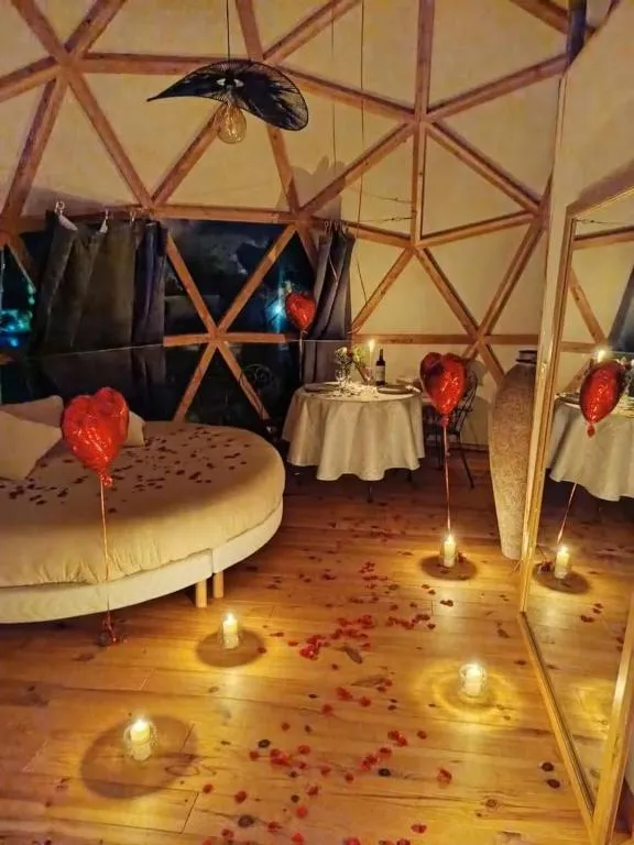 Chambre dôme sous les étoiles à Grundviller