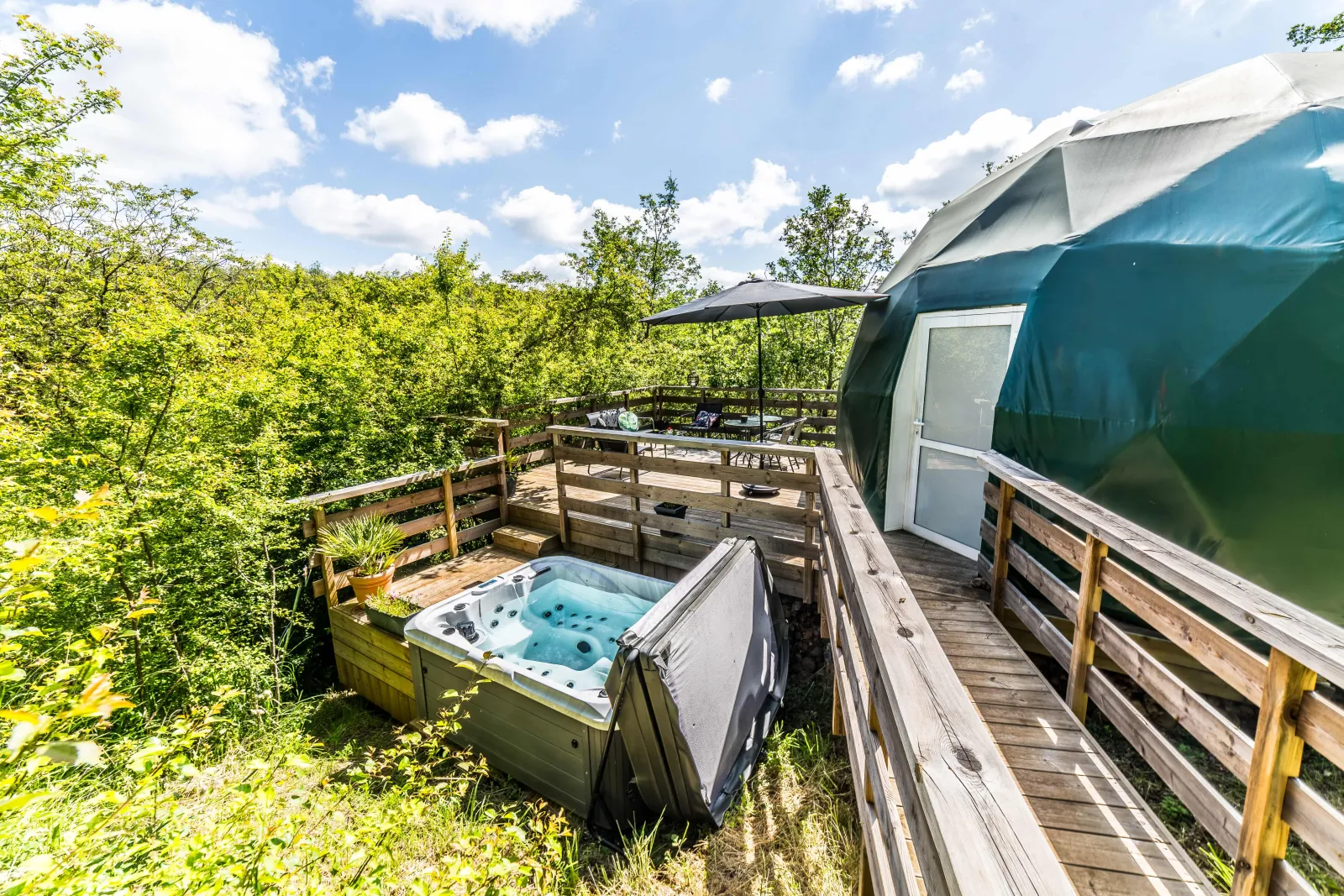 Kozi Dôme Clair de Lune - Dôme avec jacuzzi privatif près de Terrasson (La Dornac, Dordogne) - photo 9 sur 14