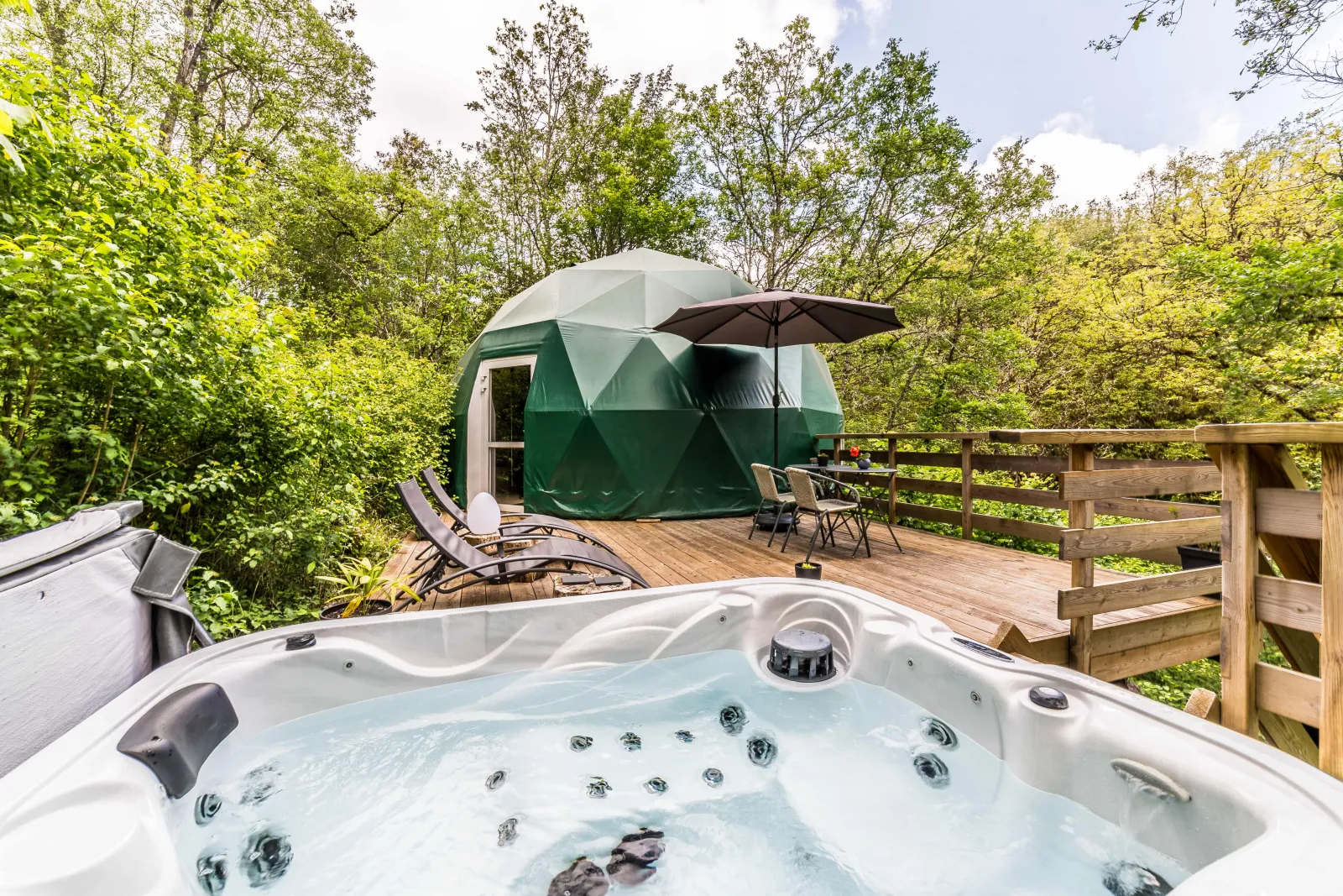Kozi Dôme La Belle Étoile - Dôme spa et lit king size en Périgord noir (La Dornac, Dordogne) - photo 10 sur 13