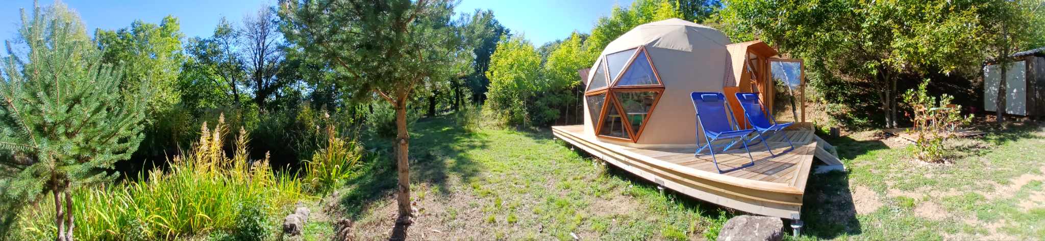 Intérieur dôme à Saint-Romain-de-Lerps