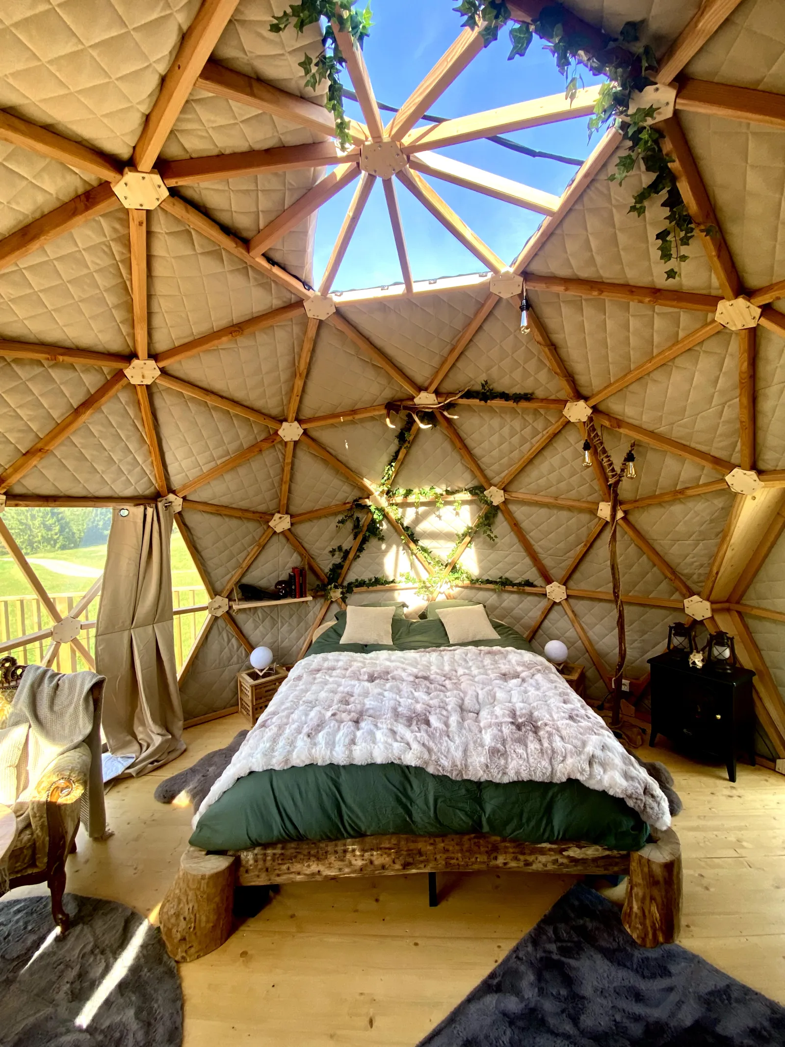 Intérieur dôme à Frapelle