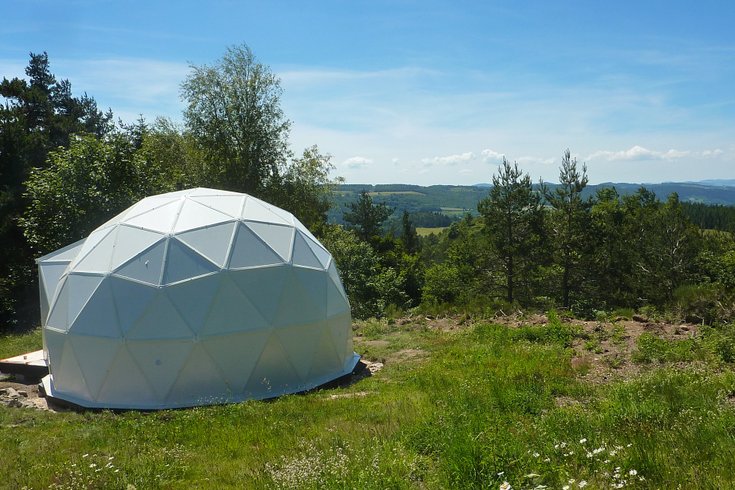 Dôme Pontu : Dôme en Rhône-Alpes (Auvergne-Rhône-Alpes) – cadre naturel Ardèche