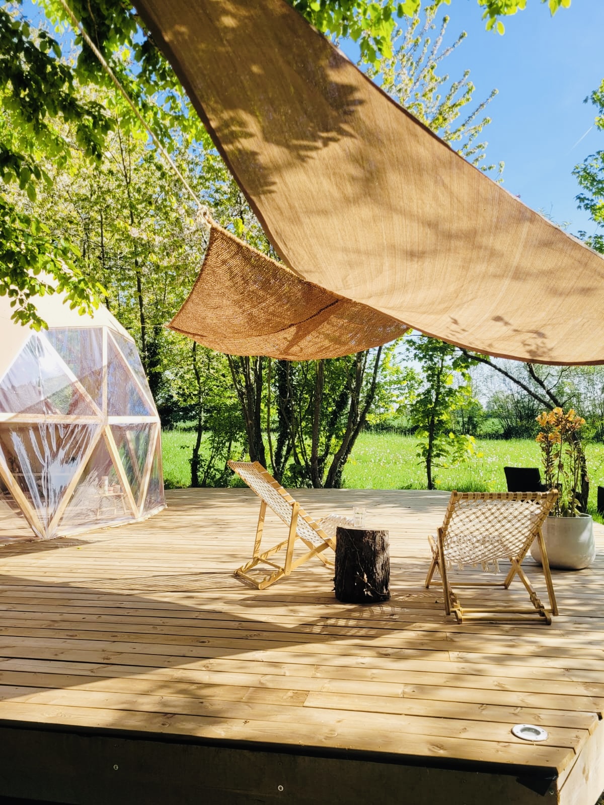 Intérieur bulle à Saint-Georges-Montcocq