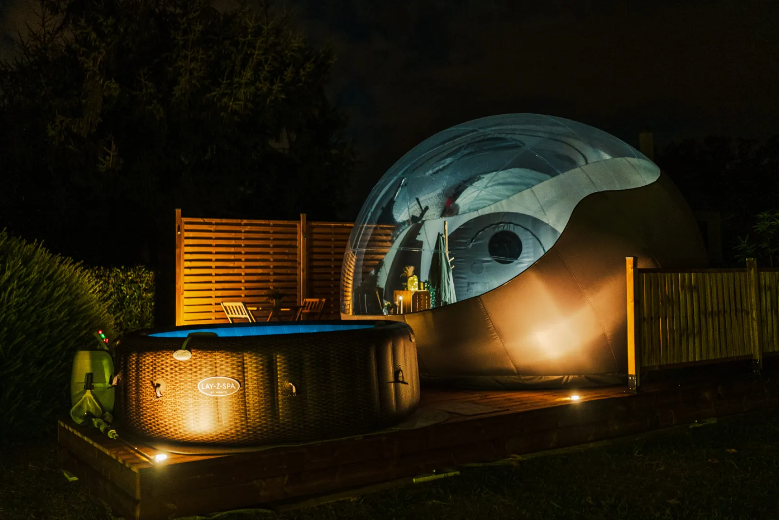 Chambre dôme sous les étoiles à Ousse