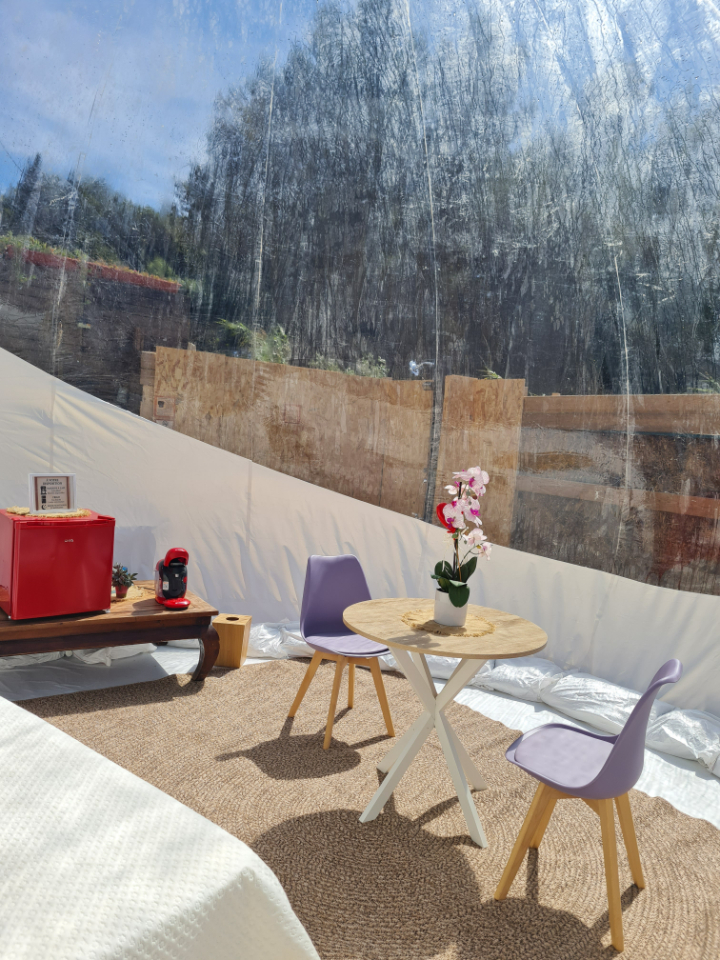 Chambre bulle sous les étoiles à Six-Fours-les-Plages