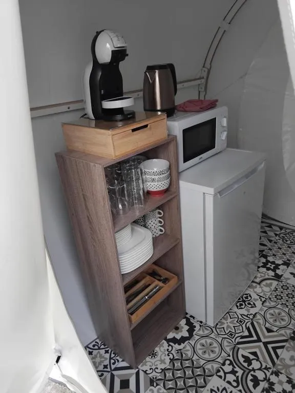 Chambre bulle sous les étoiles à Igé