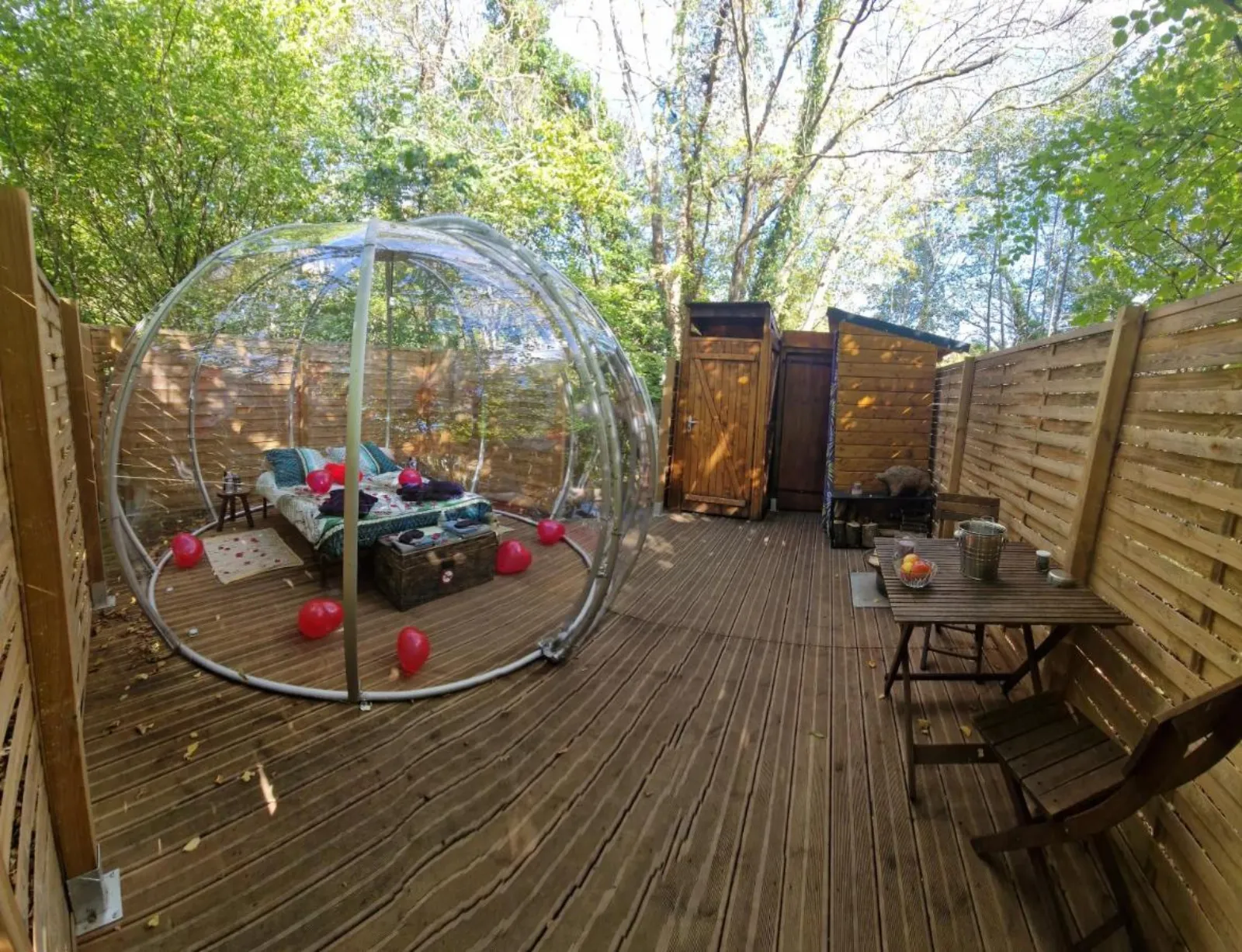 Intérieur bulle à Saint-Diéry