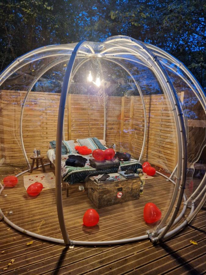 Chambre bulle sous les étoiles à Saint-Diéry