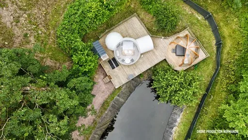 La Bulle Étoilée, Bulle Zozo - nuit étoilée avec jacuzzi (Bonnemaison, Calvados) - photo 10 sur 10