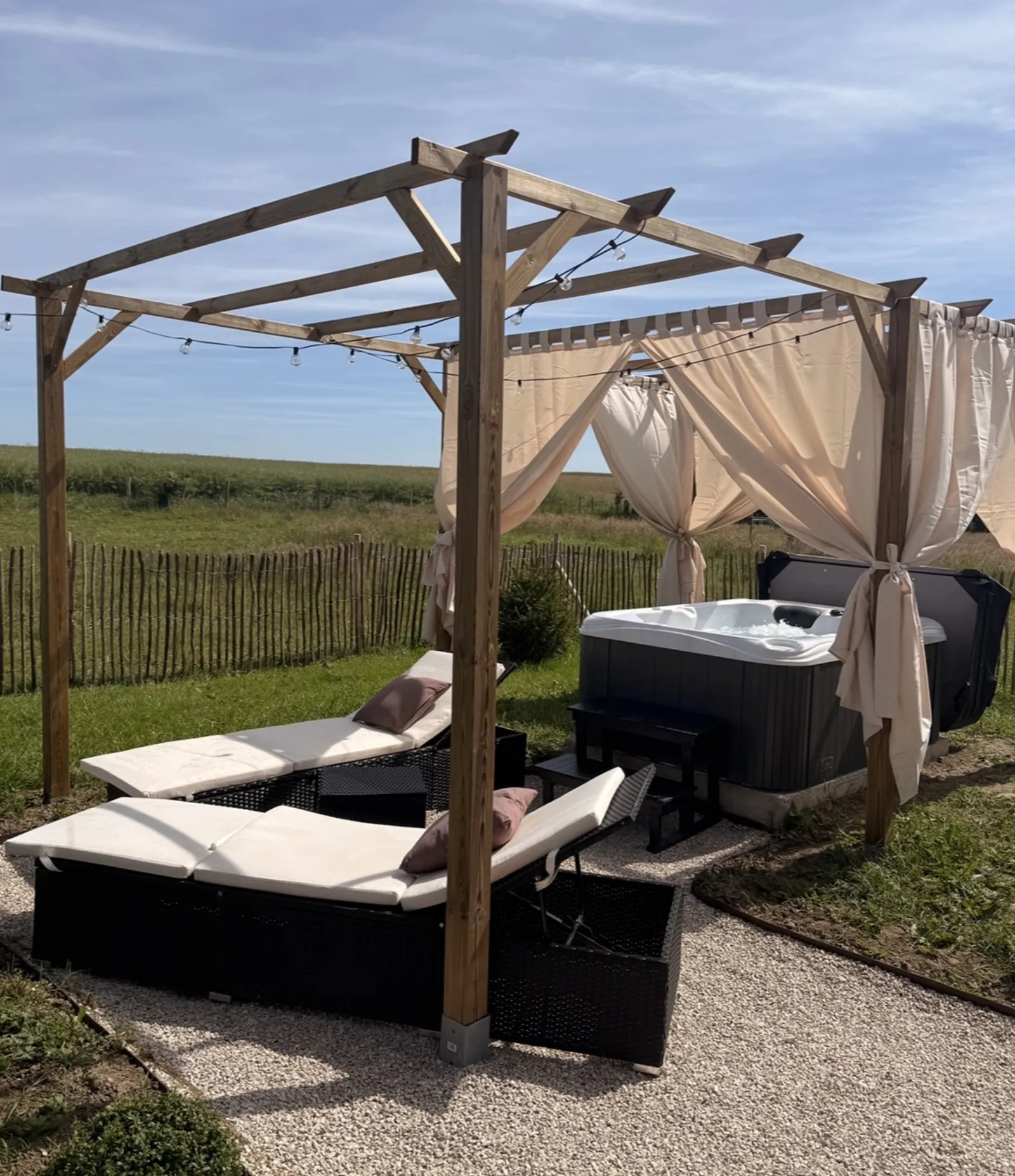 La Bulle & Spa, au Clos des Prés - cadre naturel Saône-et-Loire