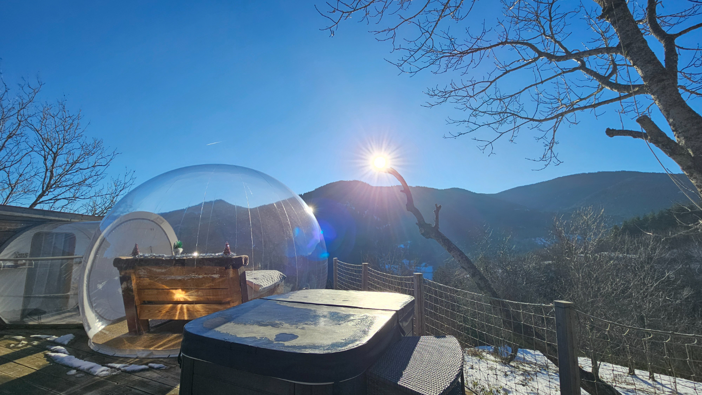 Intérieur bulle à Saint-Julien-Vocance